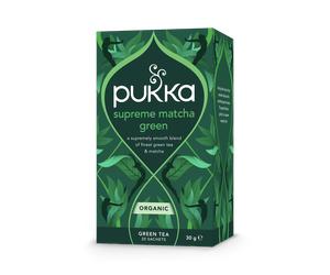 Pukka Organic Supreme Matcha Green 20 Tea Bags