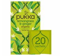 Pukka Teas Organic Lemongrass & Ginger Tea - 20 Teabags