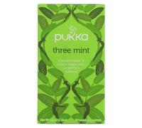 Pukka Organic Three Mint 20 Herbal Tea Sachets, 32g ( Teabags)