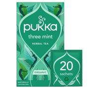 Pukka Organic Three Mint Tea With Peppermint 20 Digestion Herbal Tea Bags 32g