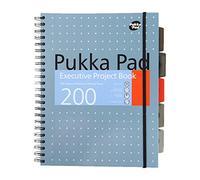 pukka pads 6970-MET - Pukka Pad A4 Executive Project Book Ruled 200 Page 6970-MET - (PK3)