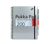 Pukka Pad Project Book Wirebound 200pp 80gsm A4 [Pack 3] - 6970-MET