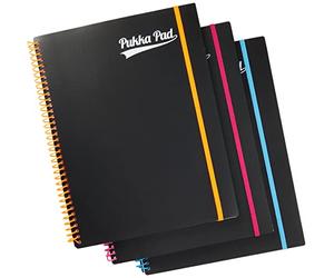 Pukka Pad A4 Neon Signature Jotta Notebook (Pack of 3)