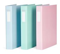 Pukka Pad A4 Pastel Ring Binders D-Ring - Blue, Pi