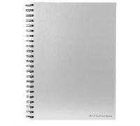 Pukka Pad A4 Wirebound Hard Cover Notebook Ruled 160 Pages Silver (Pack 5) - Wrula4