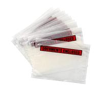 Pukka Post & Packaging A6 Documents Enclosed Wallets Clear 175mmx132mm (Pack of