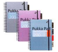 Pukka Pad B5 Metallic Executive Project Books - Assorted - Pack 3