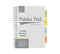 Pukka Study Book B5 4 Assorted Coloured Dividers