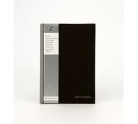 Pukka Pad Black Linen Casebound A5 Pad - Pack of 5 Hardback Notebooks with 192 Pages of 90GSM Paper with 8mm Lines and Margin - 21 x 14.8cm, Black