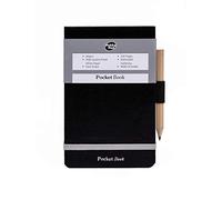 Pukka Pad, Black Pocket Book A7 with Pencil