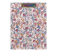 Pukka Pad Bloom A4 Padfolio - Document Storage Clipboard with Inner File Folder and Notepad - 32 x 13.5cm - Cream