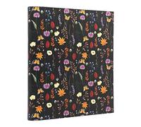 Pukka Pad, Bloom A4 Preloaded Rollbound Ringbinder - includes Personal Details and Planner Pages - Comes Preloaded with 5-Part Dividers - Standard D-Ring Mechanism - Black