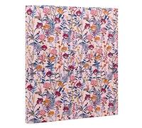 Pukka Pad, Bloom A4 Preloaded Rollbound Ringbinder - Includes Personal Details and Planner Pages - Comes Preloaded with 5-Part Dividers - Standard D-Ring Mechanism - Cream