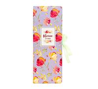 Pukka Pad, Blossom Sticky Note Book Set - 7 Assorted Shapes and Styles of Self Stick Notes for Memos, Reminders, and Place Holders - Casebound with Ribbon Closure