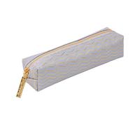 Pukka Pad Blue Faux Leather Zipper Pencil Case