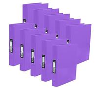 Pukka Ringbinder Brights A4 BR-7770 – 2 O-Ring, 40mm Spine, Purple (10 Pack)
