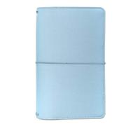 Pukka Pad, Carpe Diem - Refillable Traveler’s Notebook Journal, Writing Diary - Blank and Ruled Notebooks Included, 21.8 x 14 cm, Sky Blue