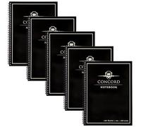 Pukka Pad, Concord 5-Pack A4 Wirebound Jotta Notebook - 140 Pages - Black, 21 x 29.7cm