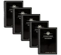 Concord Jotta Notebook 140 Page A5 Black (5 Pack) 8959-CON