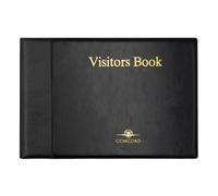Pukka Pad, Concord Visitors Record Book ? Refillable 3 Ring Binder with 50 Sheets, 2000 Entry Spaces, Black