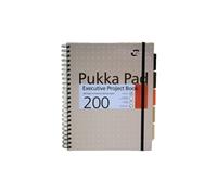 Pukka Pad Project Book Wirebound 200pp 80gsm A4 [Pack 3] - 6970-MET