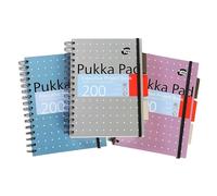 Pukka Pad Executive Ruled Wirebound Project Book A5 (Pack of 3) 6336-MET