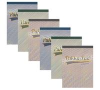 Pukka Haze Refill Pad A4 160 Ruled Pages Headbound Assorted (Pack 6)