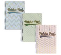 Pukka Haze Jotta Notepad A5 Wirebound Assorted (Pack 3)