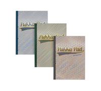 Pukka Haze A4 Refill Pad – 300 Pages, Ruled with Margin, 4-Hole Sidebound – Pack of 3, Assorted
