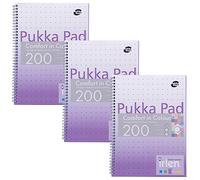 Pukka Irlen Jotta A4 Ruled Lavender Pack of 3