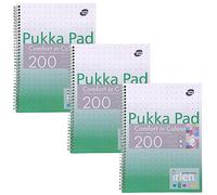 Pukka Irlen Jotta A4 Ruled Green Pack of 3