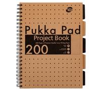 Pukka Pad Kraft A4 Ruled Project Book 200 Pages