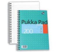 Pukka Pad Metallic Jotta A4 Wirebound Hardcover Notepad 100 80GSM Rule