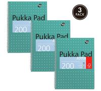 A4+ Pukka Pad - Pack of 3 Ruled Notebooks