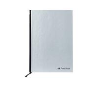 Pukka Pad Metallic Silver Ruled A4 Casebound Notebook 192 Pages (Pack of 5)