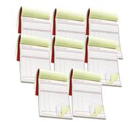Pukka Pad NCR Duplicate Invoice Book - Carbonless Delivery Note Pad, Personalised Invoice Book, Easy Tear Numbered Sheets Receipt Pad for Small Businesses & Self Employed Invoices | Pack of 8