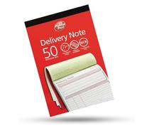 Pukka Pad NCR Duplicate Invoice Book - Carbonless Delivery Note Pad, Personalised Invoice Book, Easy Tear Numbered Sheets Receipt Pad for Small Businesses & Self Employed Invoices | Pack of 1