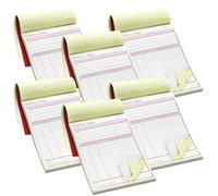 Pukka Pad NCR Duplicate Invoice Book - Carbonless Delivery Note Pad, Personalised Invoice Book, Easy Tear Numbered Sheets Receipt Pad for Small Businesses & Self Employed Invoices | Pack of 6