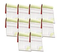 Pukka Pad NCR Duplicate Invoice Book - Carbonless Delivery Note Pad, Personalised Invoice Book, Easy Tear Numbered Sheets Receipt Pad for Small Businesses & Self Employed Invoices | Pack of 10