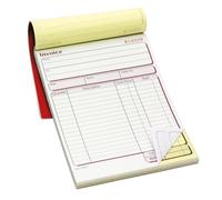 Pukka Pad NCR Duplicate Invoice Book for Business and Sales - Tape Bound, 50 Entries Per Book, Carbonless Copies, Perforated Pages for Easy Removal - 137x203mm