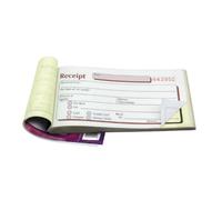 Pukka Pad, NCR Duplicate Receipt Book 69 x 140mm Pack of 5