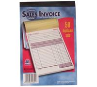 Pukka Pad, NCR Duplicate Sales Invoice Book 137x203mm Pack of 5