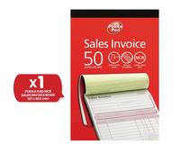 Pukka Pad, Ncr Duplicate Sales Invoice Book 137X203Mm - Single Book Pukka Multicolor