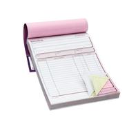 Pukka Pad, NCR Triplicate Invoice Book 203 x 137mm Pack of 5