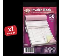 Pukka Pad Ncr Triplicate Invoice Book 203 X 137Mm - Single Pukka Multicolor