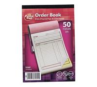 Pukka Pad, NCR Triplicate Order Book 137x203mm Pack of 5