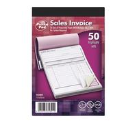 Pukka Pad NCR Triplicate Sales Invoice Book 203 x 137mm - Single Pukka Multicolor