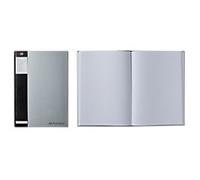 Pukka Pad Notebook Silver A4 Ruled Casebound Cardboard Hardback Silver 192 Pages 96 Sheets