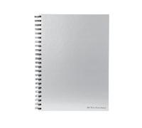 Pukka Pad Notebook Wirebound Hardback Ruled 160pp A4 Silver Pack 5