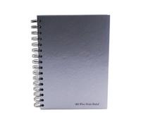 Pukka Notebook A5 Wirebound WRULA5 – Hardcover Ruled 160 Pages Silver – Pack of 5